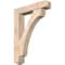 Ekena Millwork Legacy Craftsman Smooth Bracket w/ Offset Brace, Douglas Fir, 7 1/2"W x 36"D x 48"H BKT0806X36X48LEC04SDF - alternate 1